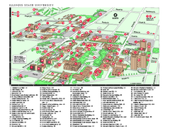 Illinois State University Map