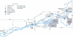 Illinois and Michigan Canal - East Site Map