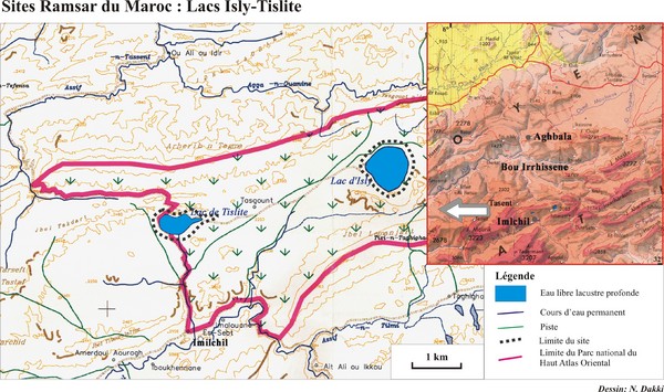 Imilchil Trail Map