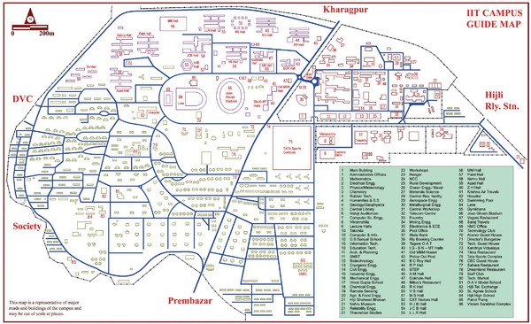 India Institute of Technology Campus Map