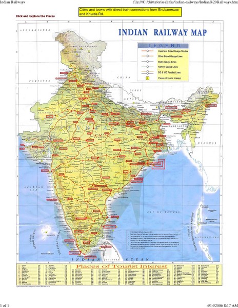 India Train Map