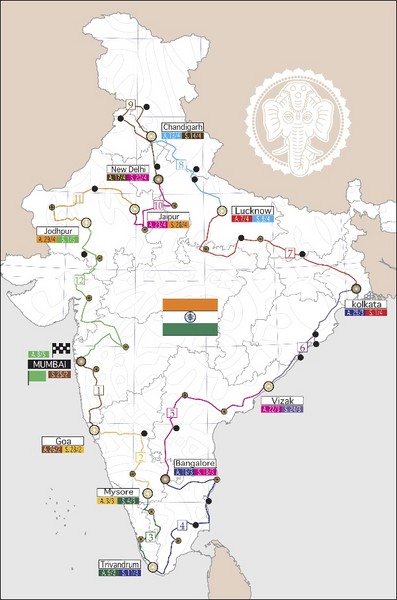 India Transportation Map