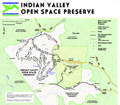 Indian Valley Open Space Preserve Map