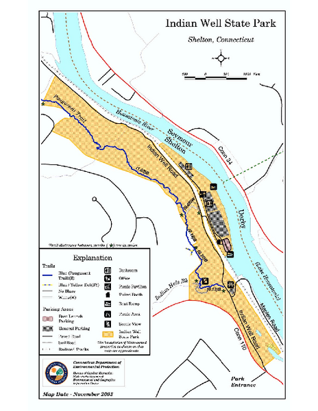 Indian Well State Park map