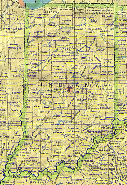 Indiana Map
