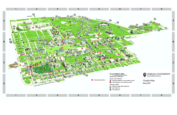 Indiana University - Bloomington Map