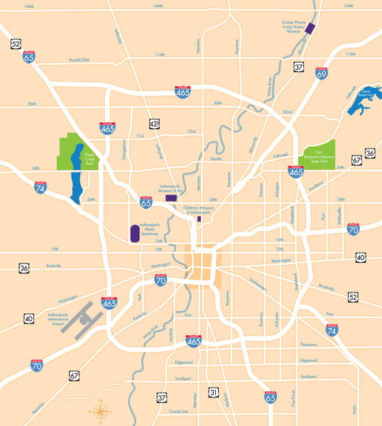 Indianapolis Map