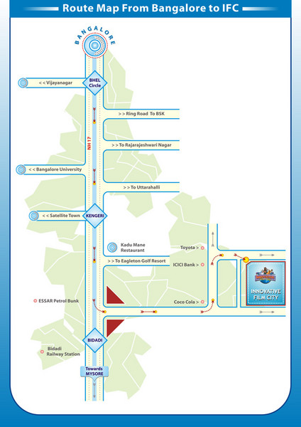 Innovative Film City Travel Map