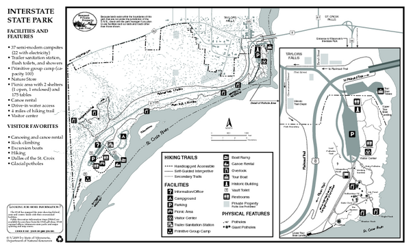 Interstate State Park Map - Interstate State Park MN • mappery