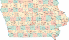 Iowa Road Map