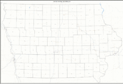 Iowa  Zip Code Map