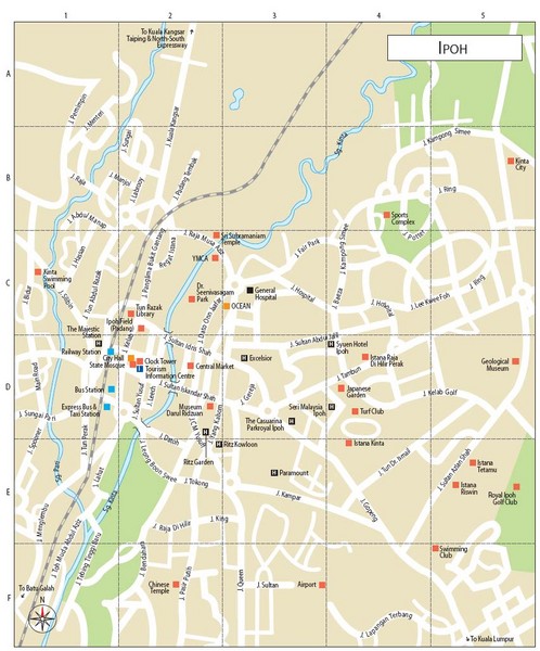 Ipoh Tourist Map