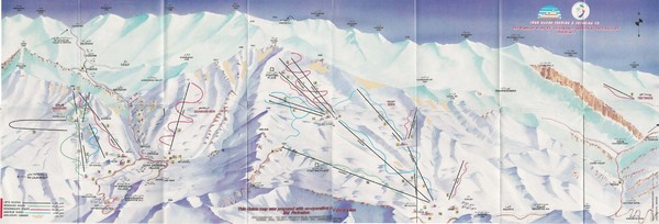 Iranian Ski Resorts Map