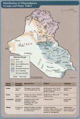 Iraq Ethnoreligious Groups Map