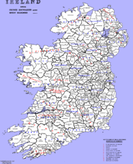 Ireland County/ Barony Map Ireland County/ Barony Map