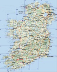 Ireland Tourist Map