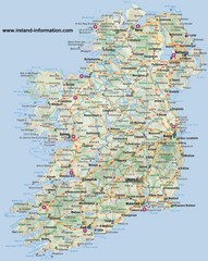 Ireland Travel Map