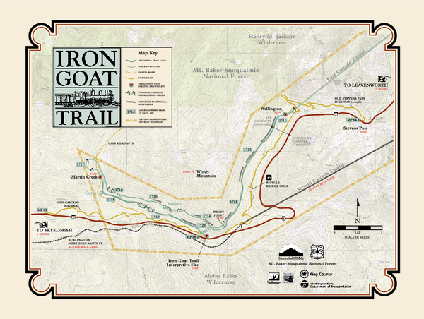 Iron Goat Trail Map