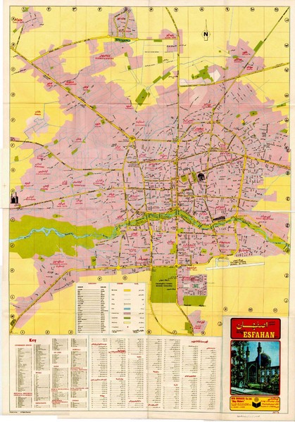 Isfahan Esfahan Map