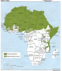 Islam in Africa Map