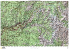 Island Pass to Yosemite Village Topo Map