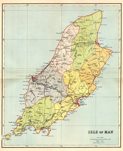 Isle of Man Map