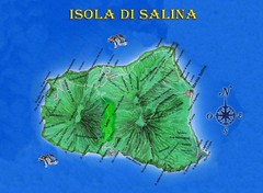 Isola di Salina Map