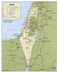 Israel Country map