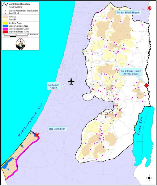 Israel Military Map