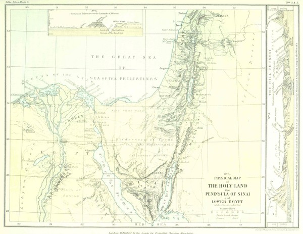 Israel and Sinai Map