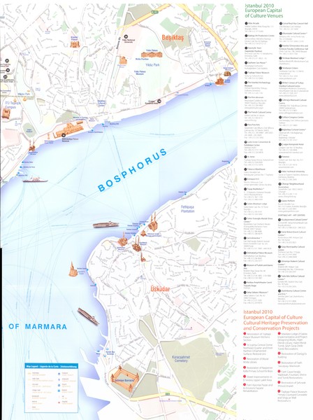 Istanbul - East half Map