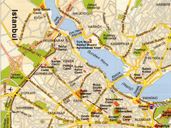 Istanbul Golden Horn Map