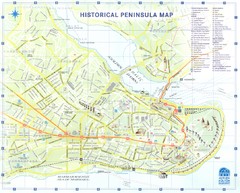 Istanbul Historical Peninsula Map