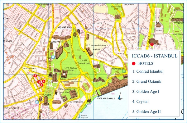 Istanbul Tourist Map