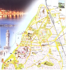 Izmir center Map