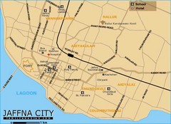 Jaffna City Map