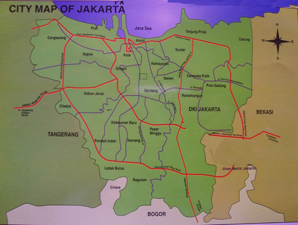 Jakarta City Map