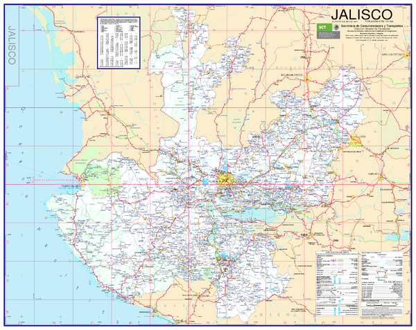 Jalisco Road Map