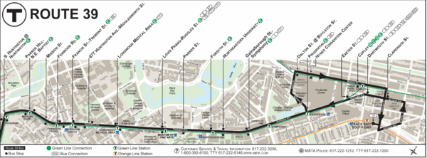 Jamaica Plain Bus Route Map