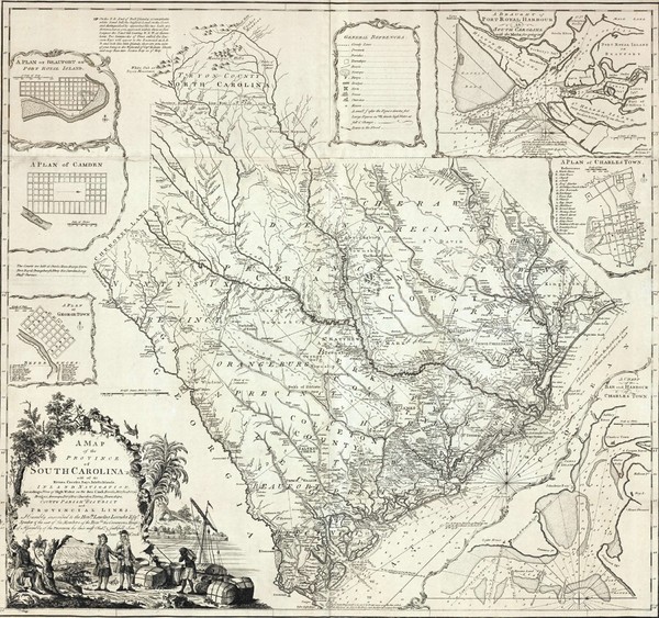 James Cook's South Carolina Map