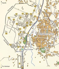 Jarash  Jordan Map