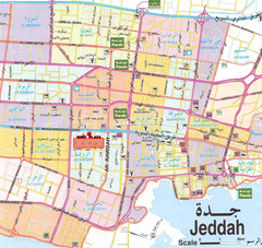 Jeddah city Map