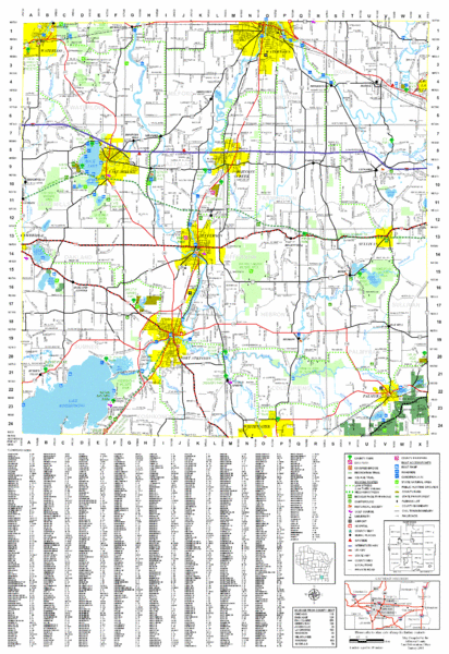 Jefferson County, Wisconsin Map