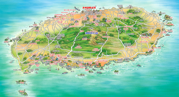 Jeju Tourist Map