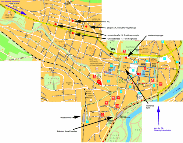 Jena City Map