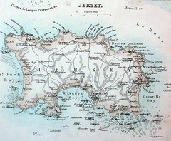 Jersey island Map
