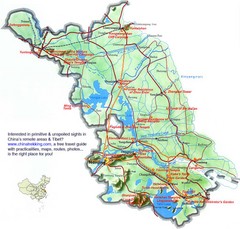 Jiangsu Tourist Map