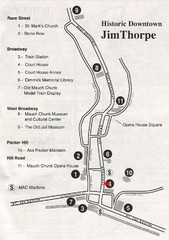 Jim Thorpe Tourist Map
