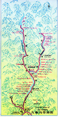 Jiuzhaigou Hiking Map