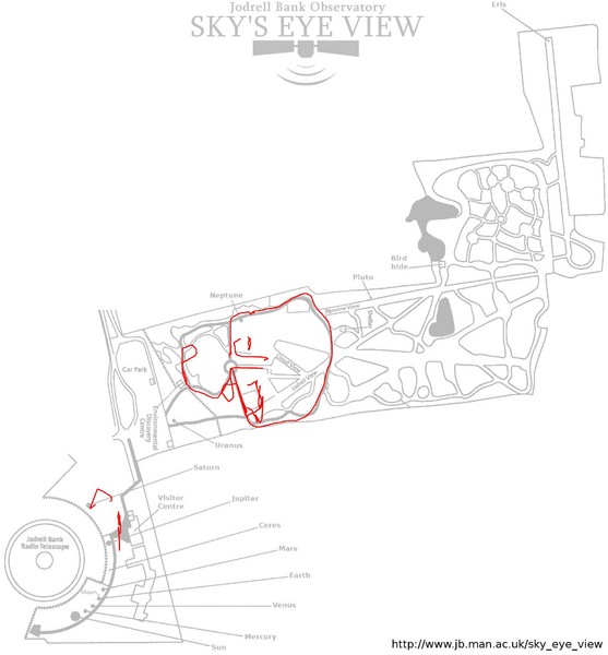 Jodrell Bank Observatory Map